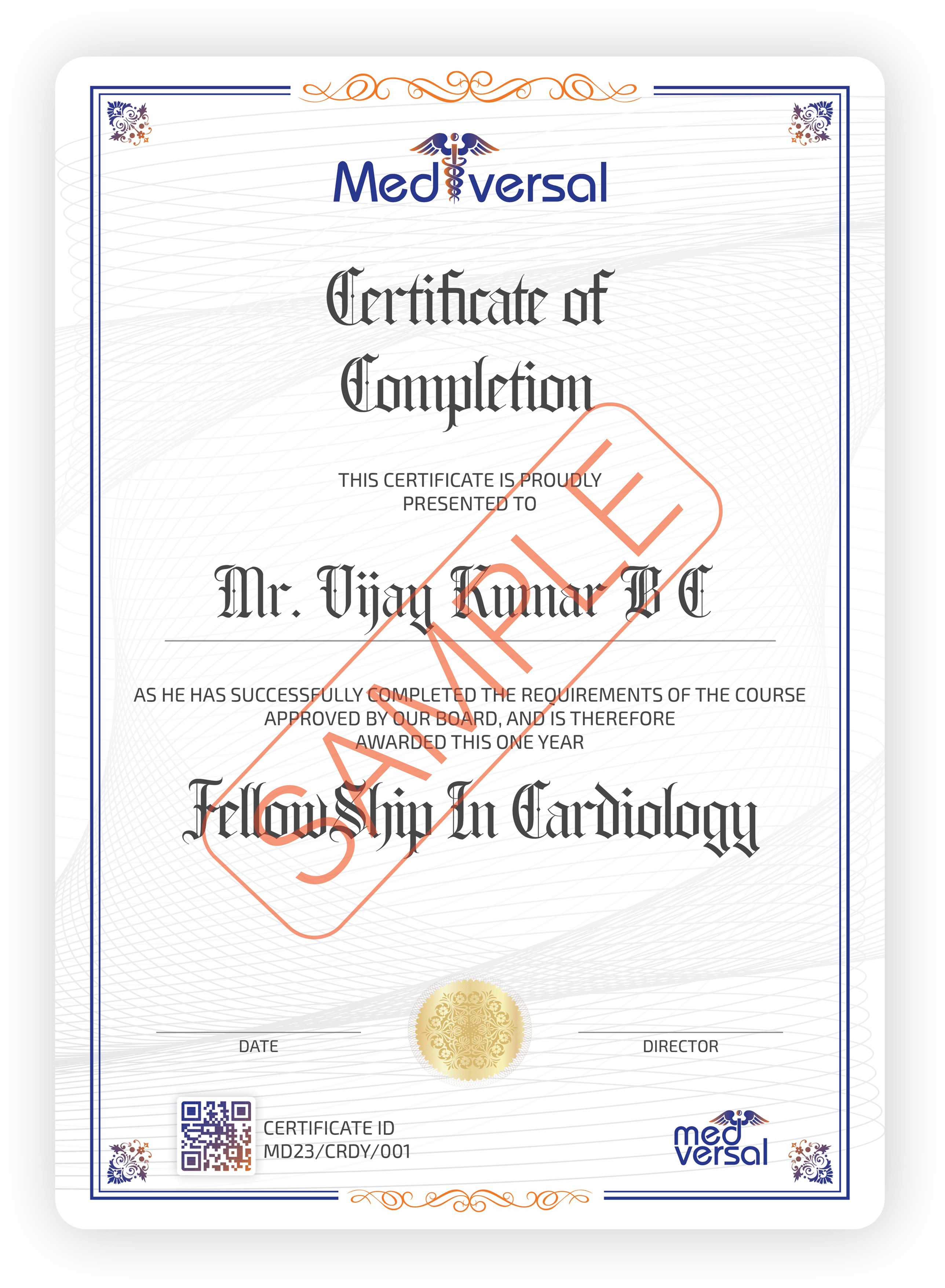 Cardiology Course Application Mediversal